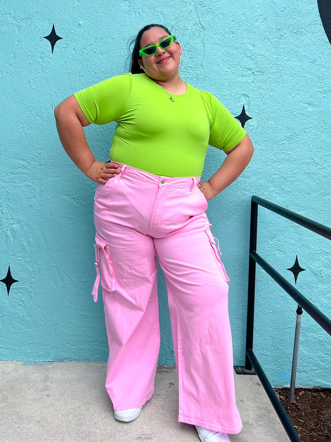 Baby Pink Cargos (S-3XL)