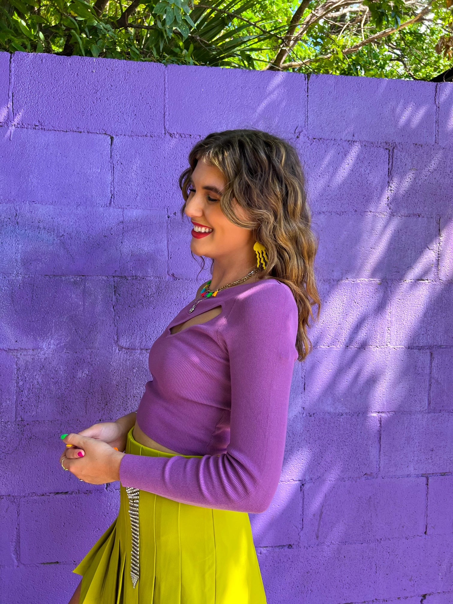 Catch You Later One Shoulder Top (S & M)