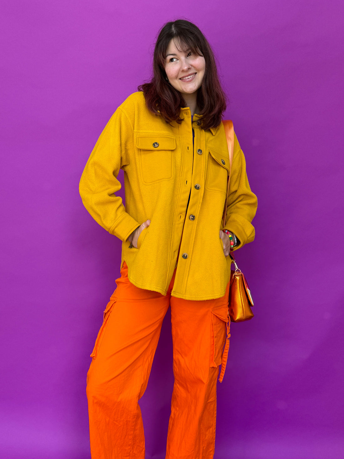 Mustard Yellow Shacket (S-3XL)