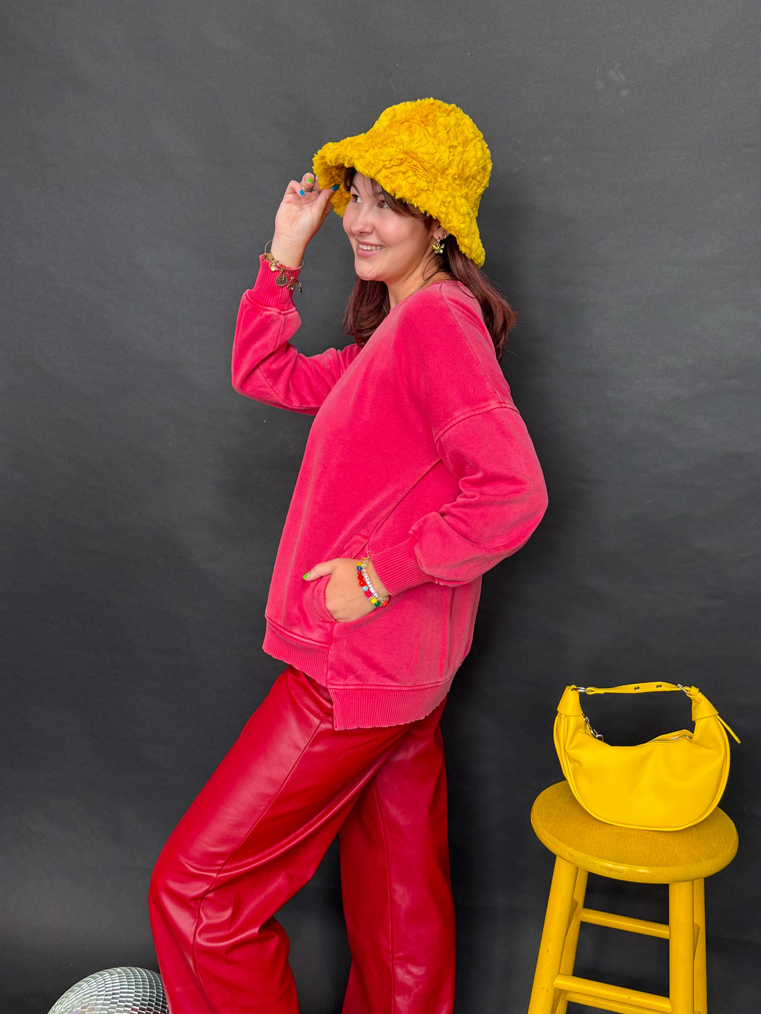 Red Cozy Crewneck (S-3XL)