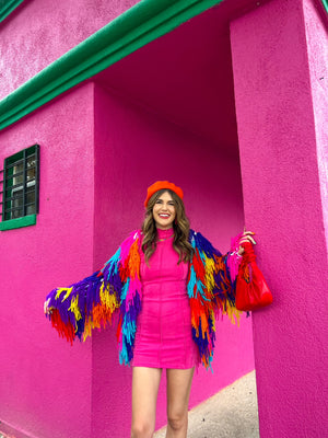 Believer Fuchsia Bodycon Dress