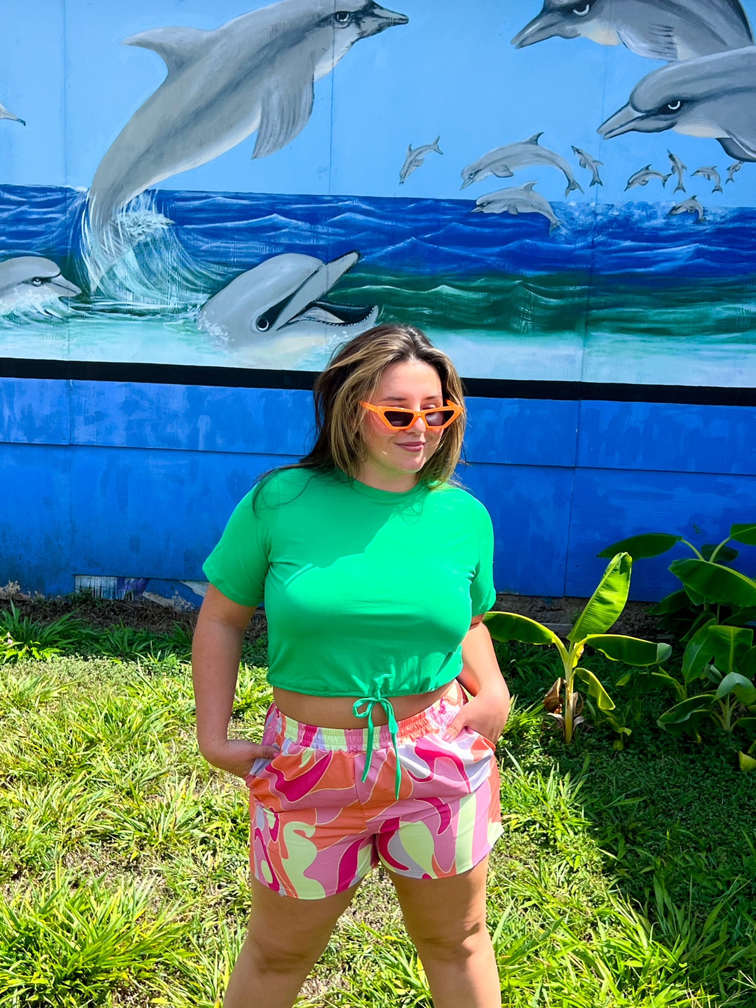 Joyful Green Drawstring Top (S-3XL)