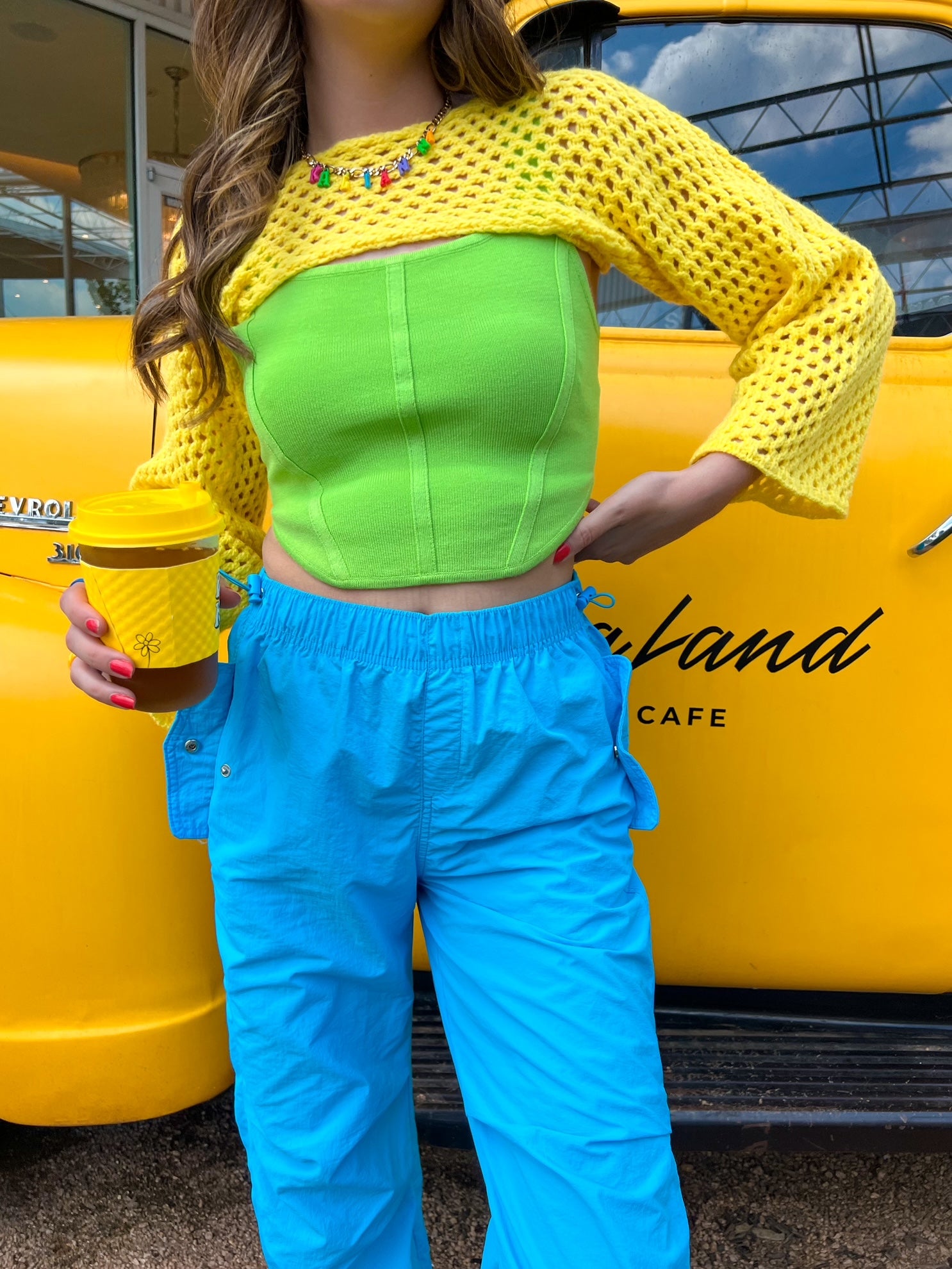 Poppy Lime Tank (S-L)