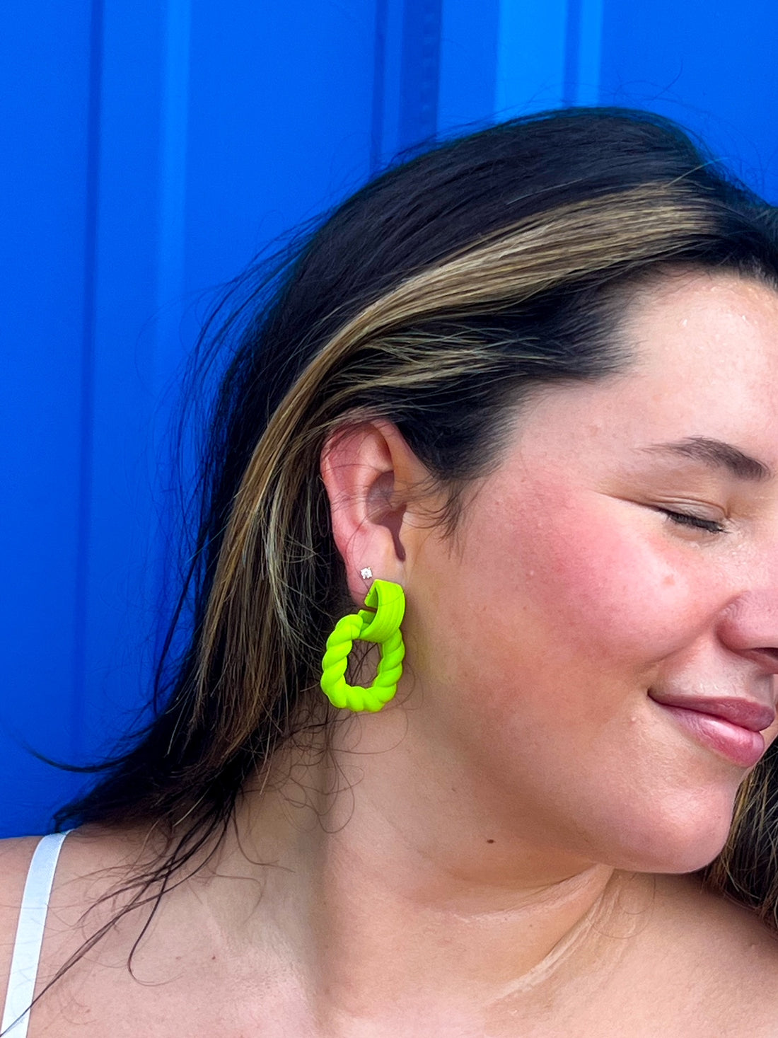 Bold Green Earrings