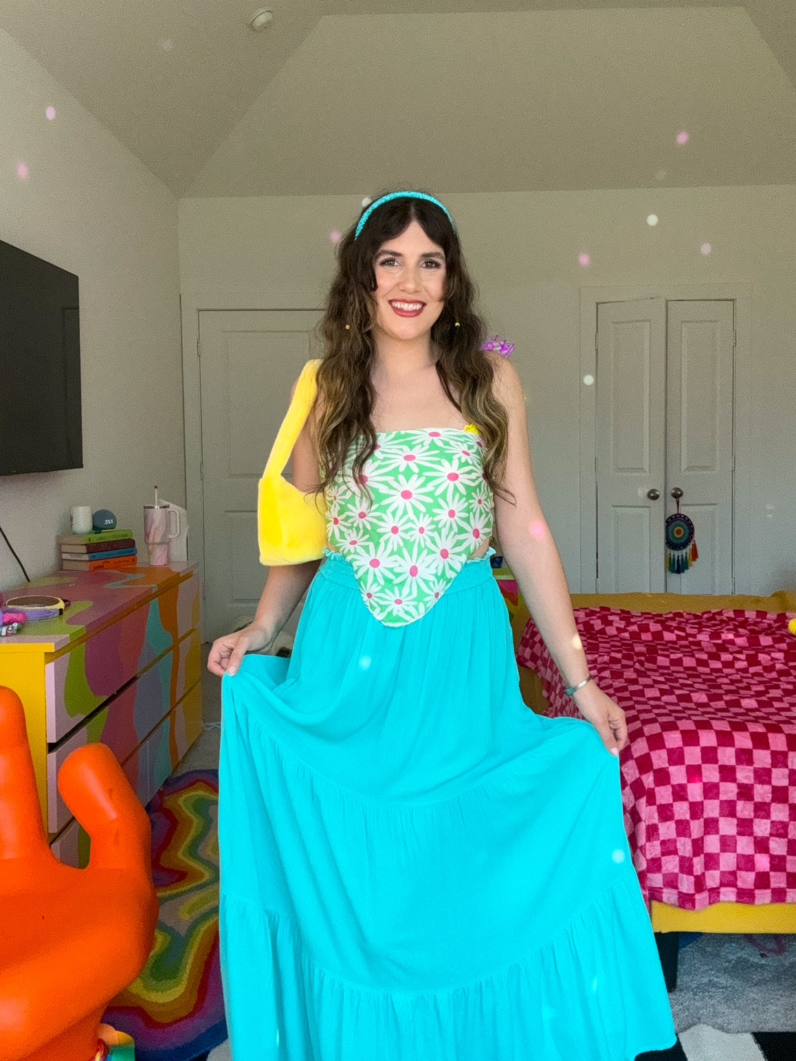 Sky Blue Maxi Skirt (S-3XL)