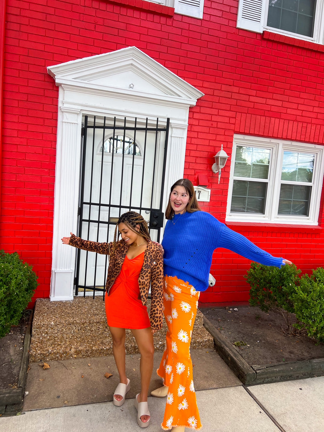 Let's Run Away Distressed Sweater (Large)