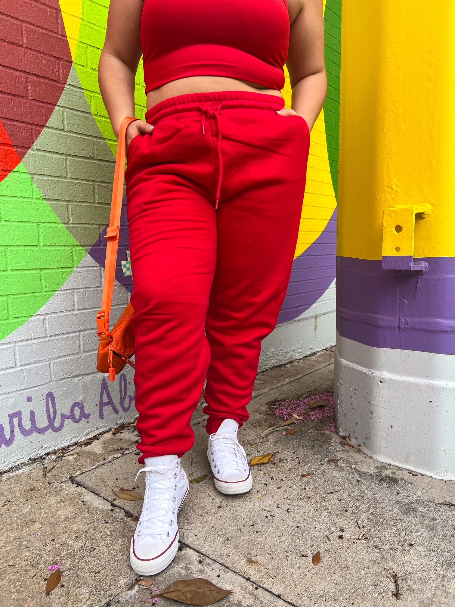 Bright Red Sweatpants (XL-1X)