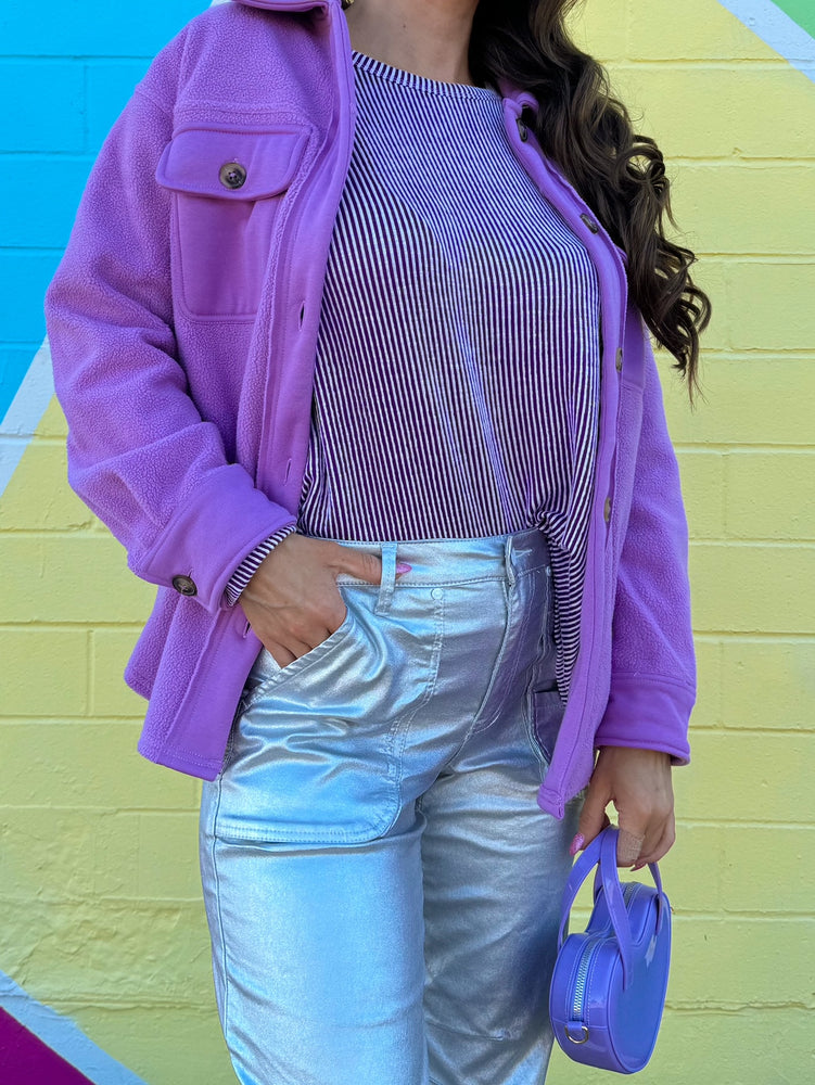 Violet Long Sleeve Top (S-3XL)