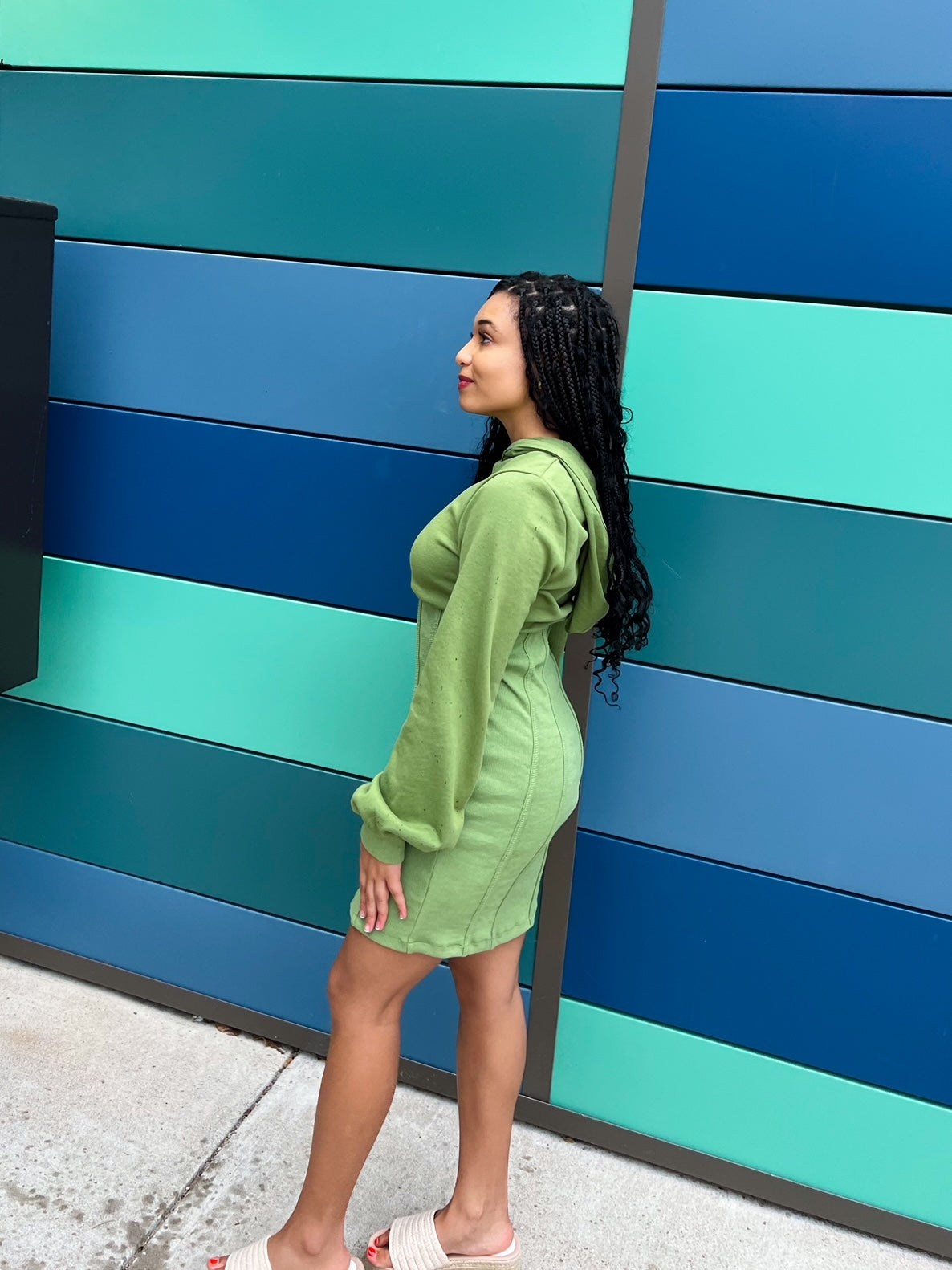 Girl on the Go Sweatshirt Dress (S-L)