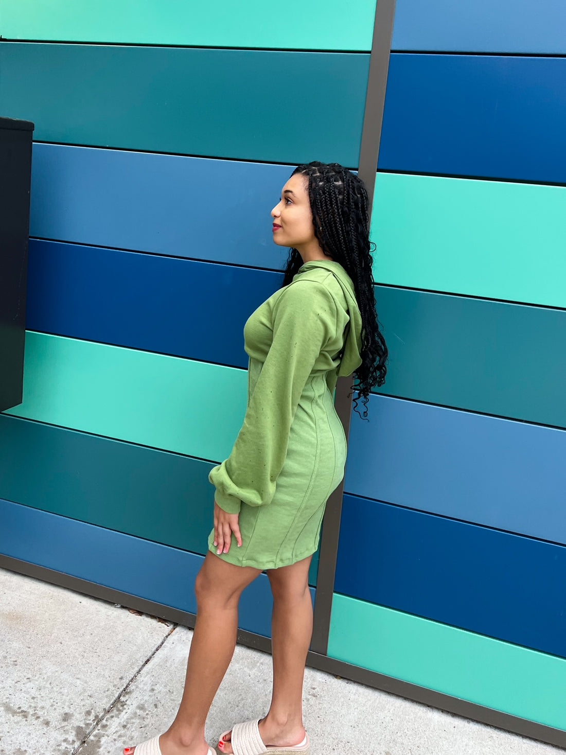 Girl on the Go Sweatshirt Dress (S-L)