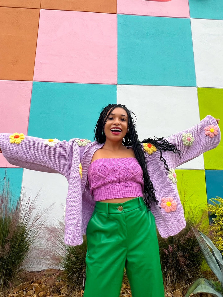 All You Tube Top in Purple (S-L)