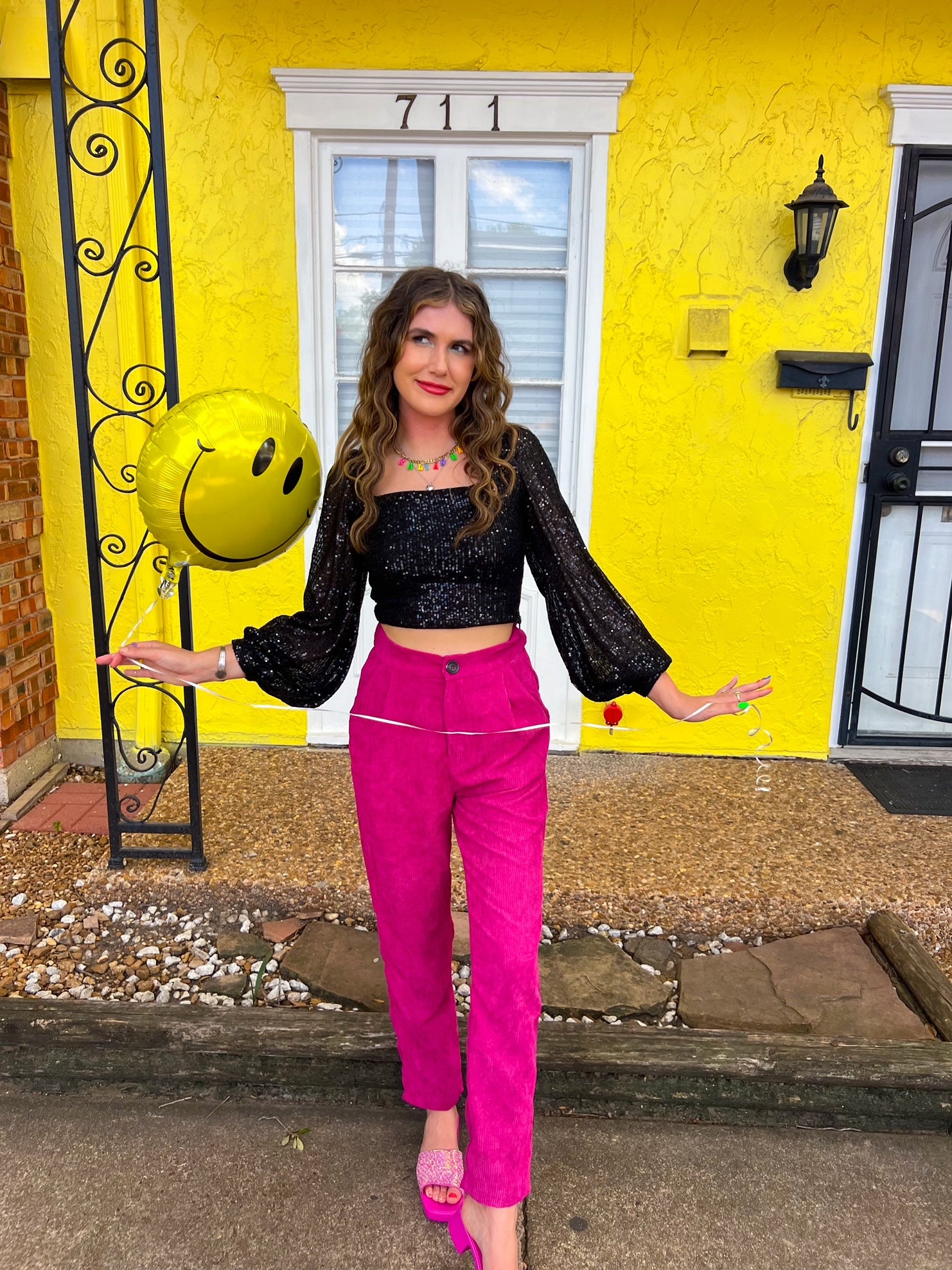 Light Up Sequin Top (S-L)