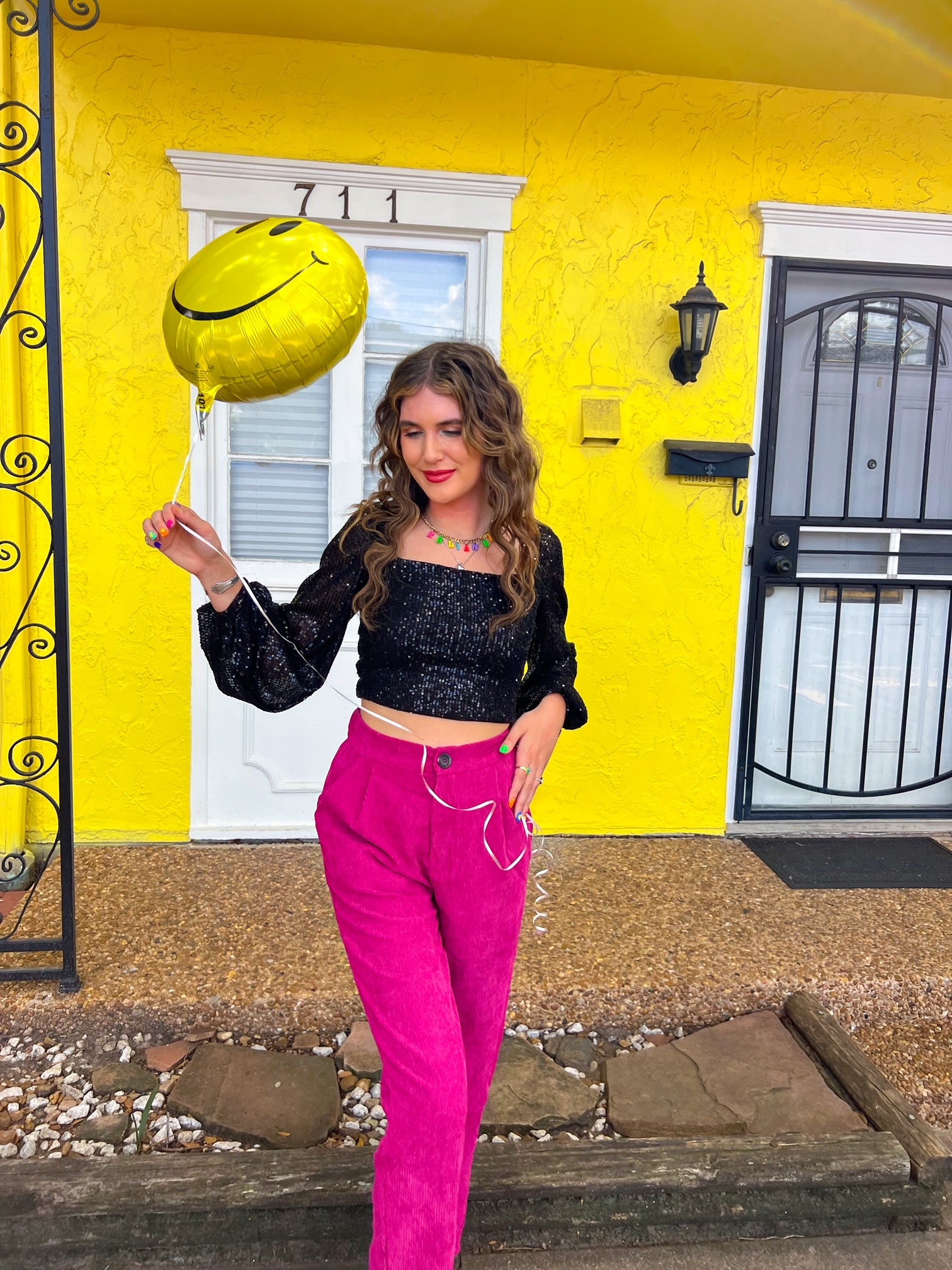 Light Up Sequin Top (S-L)