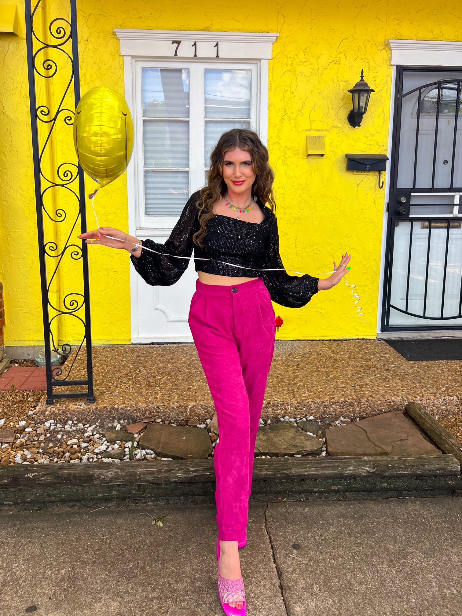 Light Up Sequin Top (S-L)