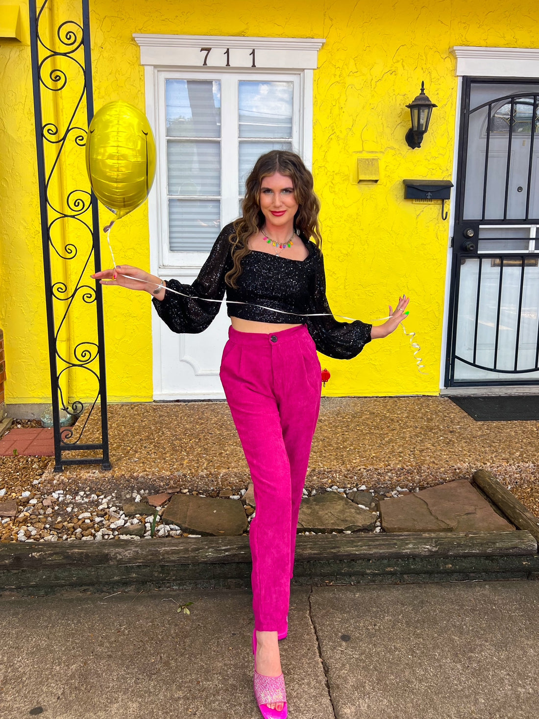 Light Up Sequin Top (S-L)