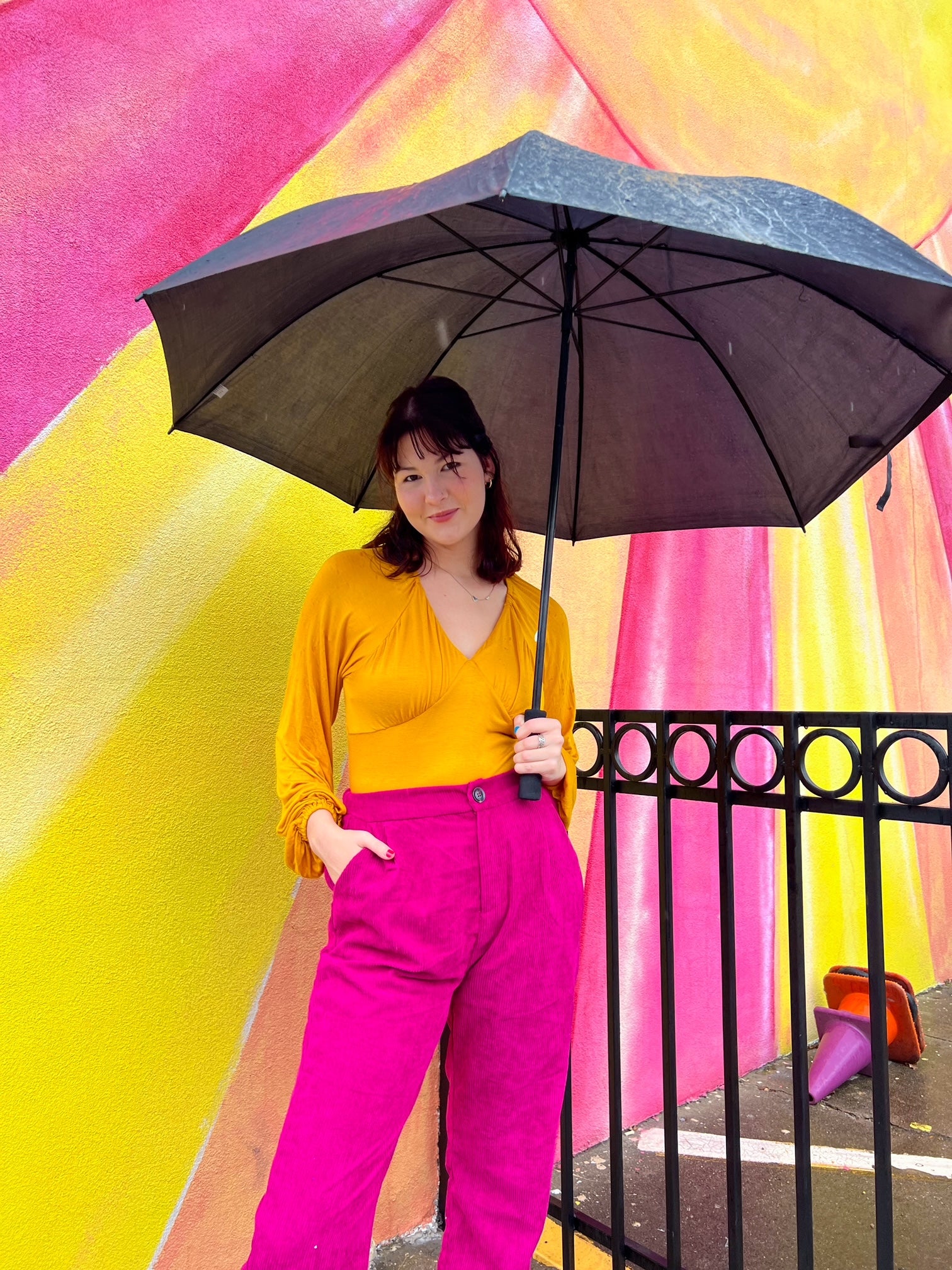 Mustard Longsleeve Bodysuit (S-3X)