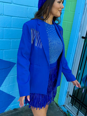 Icicles Blazer in Blue (S-3XL)