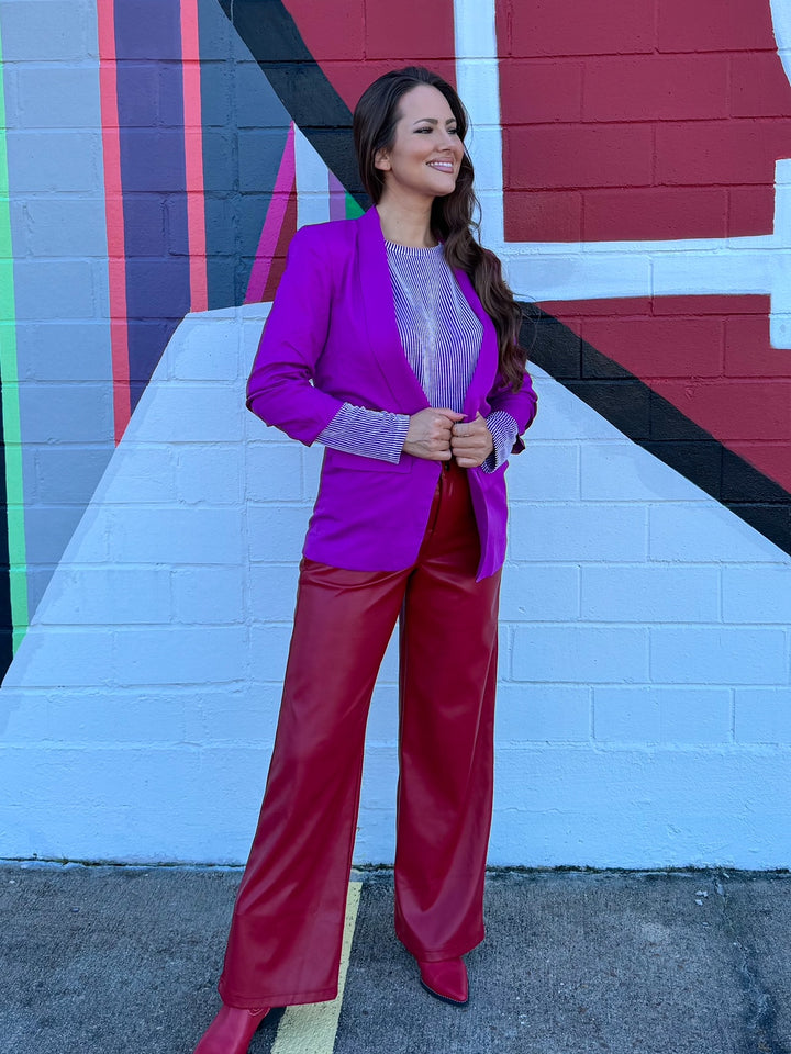 Violet Kaleidoscope Blazer (S-3XL)
