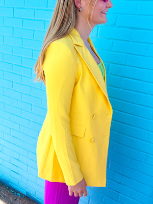 Lemon Dreams Blazer in yellow (S-L)