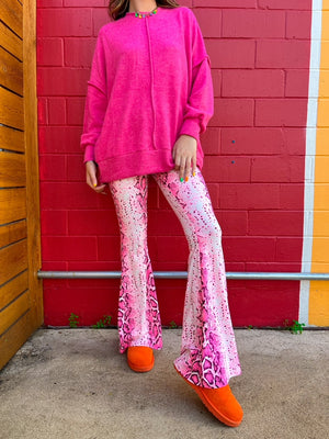 Pink Venom Flare Pants