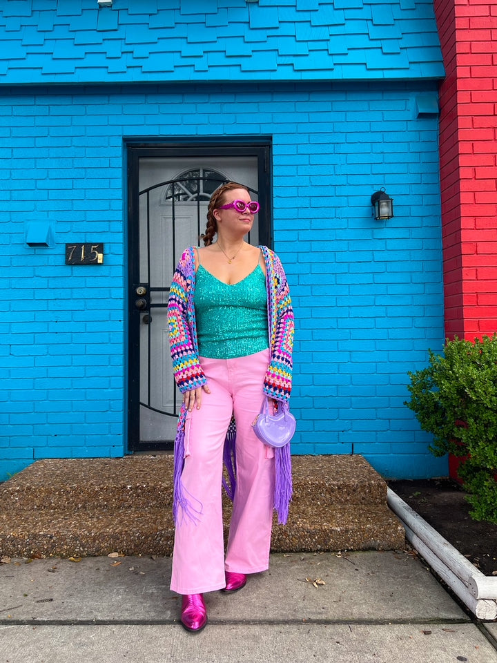 Baby Pink Cargos (S-3XL)