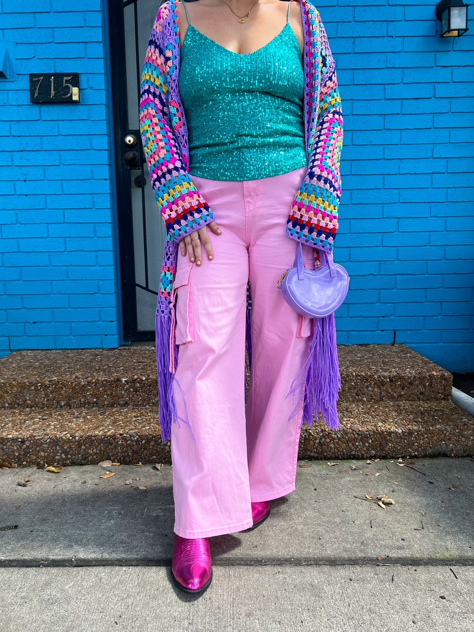 Baby Pink Cargos (S-3XL)