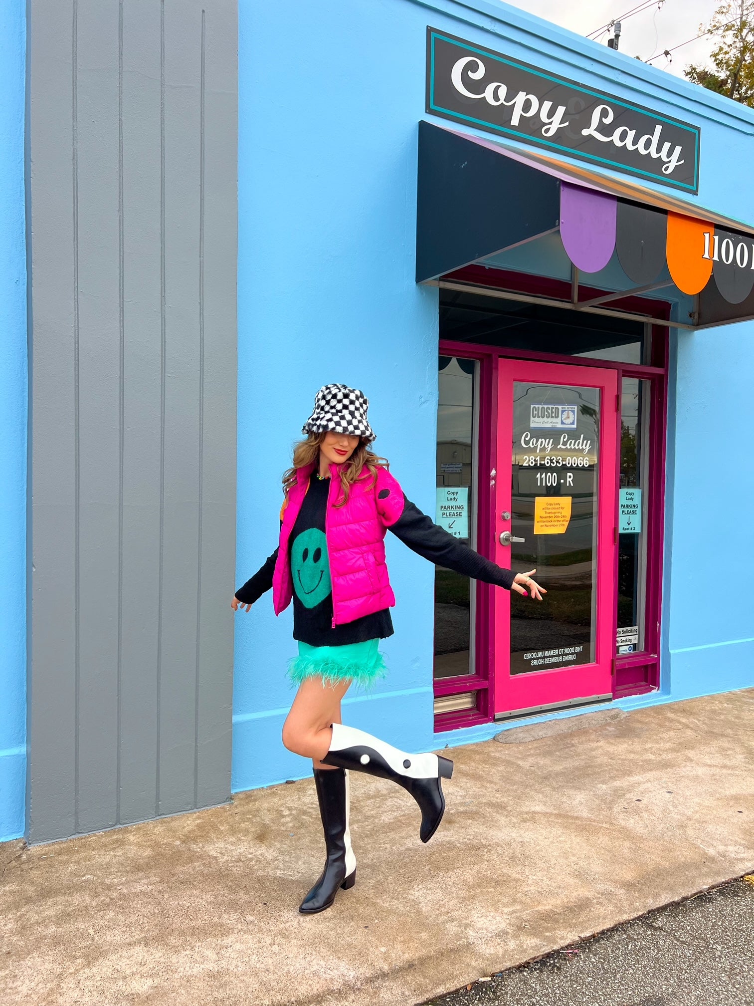 Smile Long Sleeve Sweater (1X-2XL)