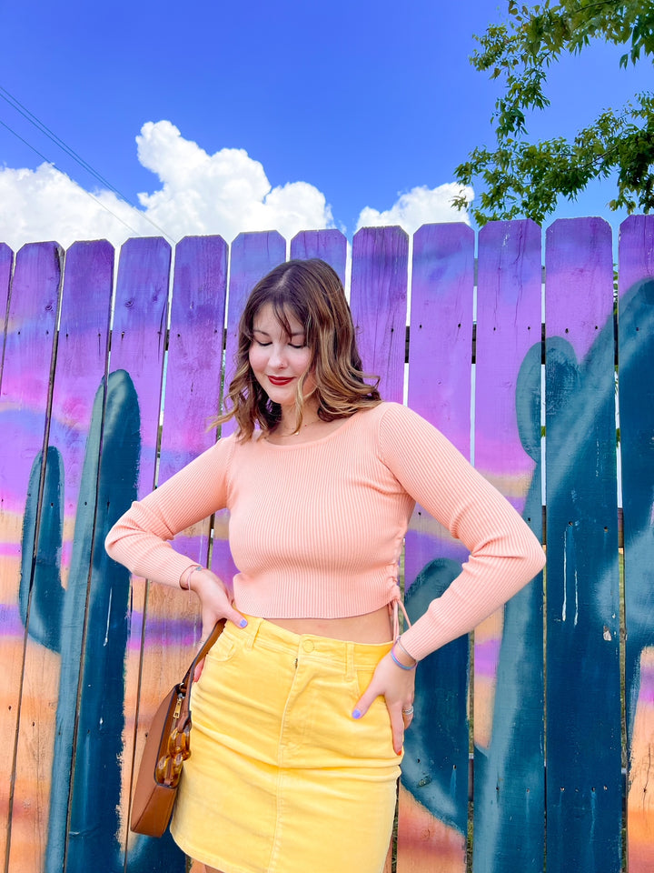 Scoop of Sherbet Sweater (S-M)