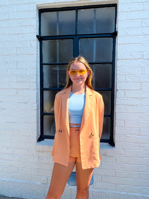 Peaches Blazer Set (S-L)