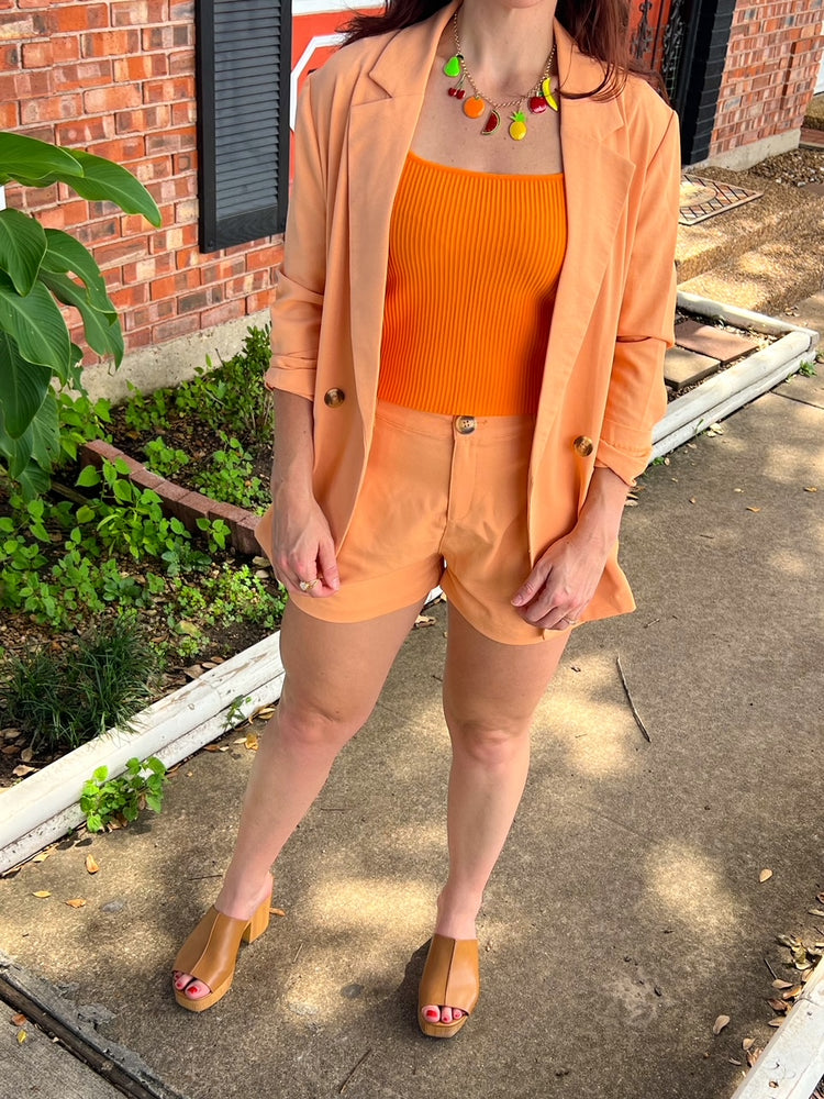 Peaches Blazer Set (S-L)