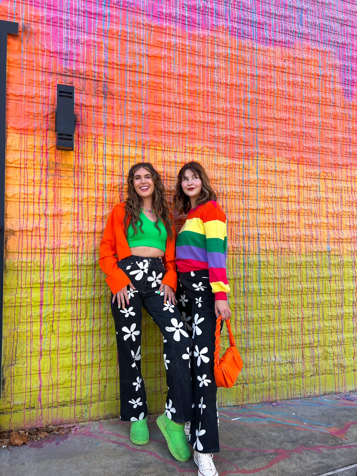 Bikini Bottom Printed Jeans (L-3XL)