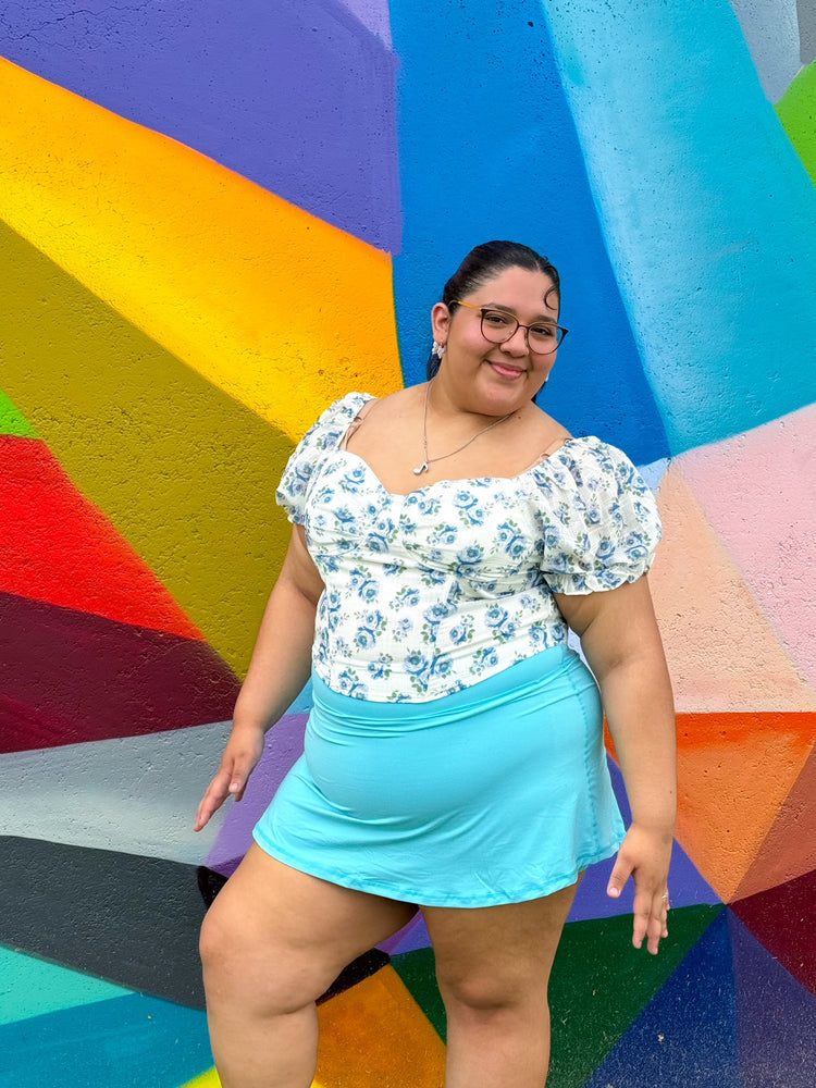 Bow Blue Power Skort (S-3XL)