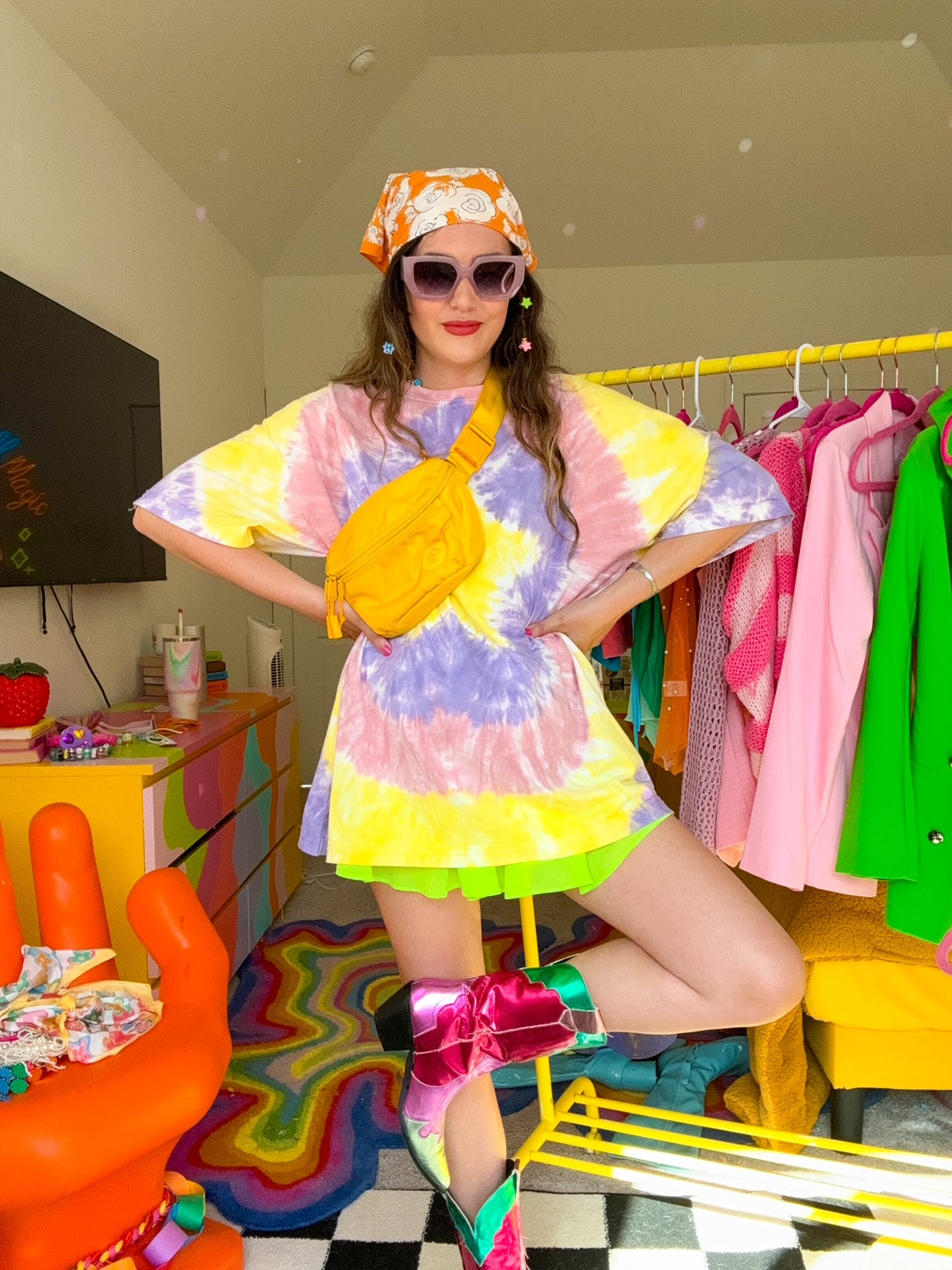 Pastel Dream Star Oversized Tee (S-L)