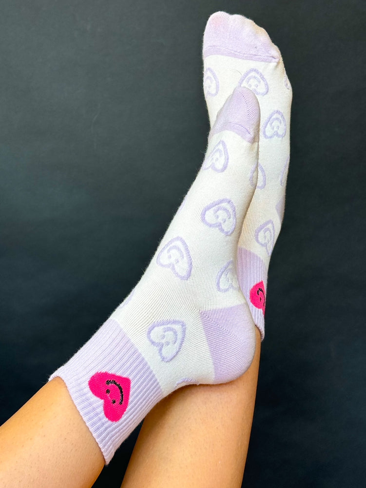 Purple Heart Socks