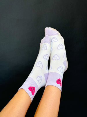 Purple Heart Socks