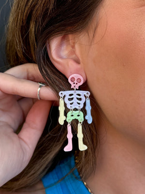 Patel Skeleton Earrings