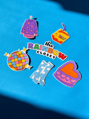 The Rainbow Closet Sticker Pack!