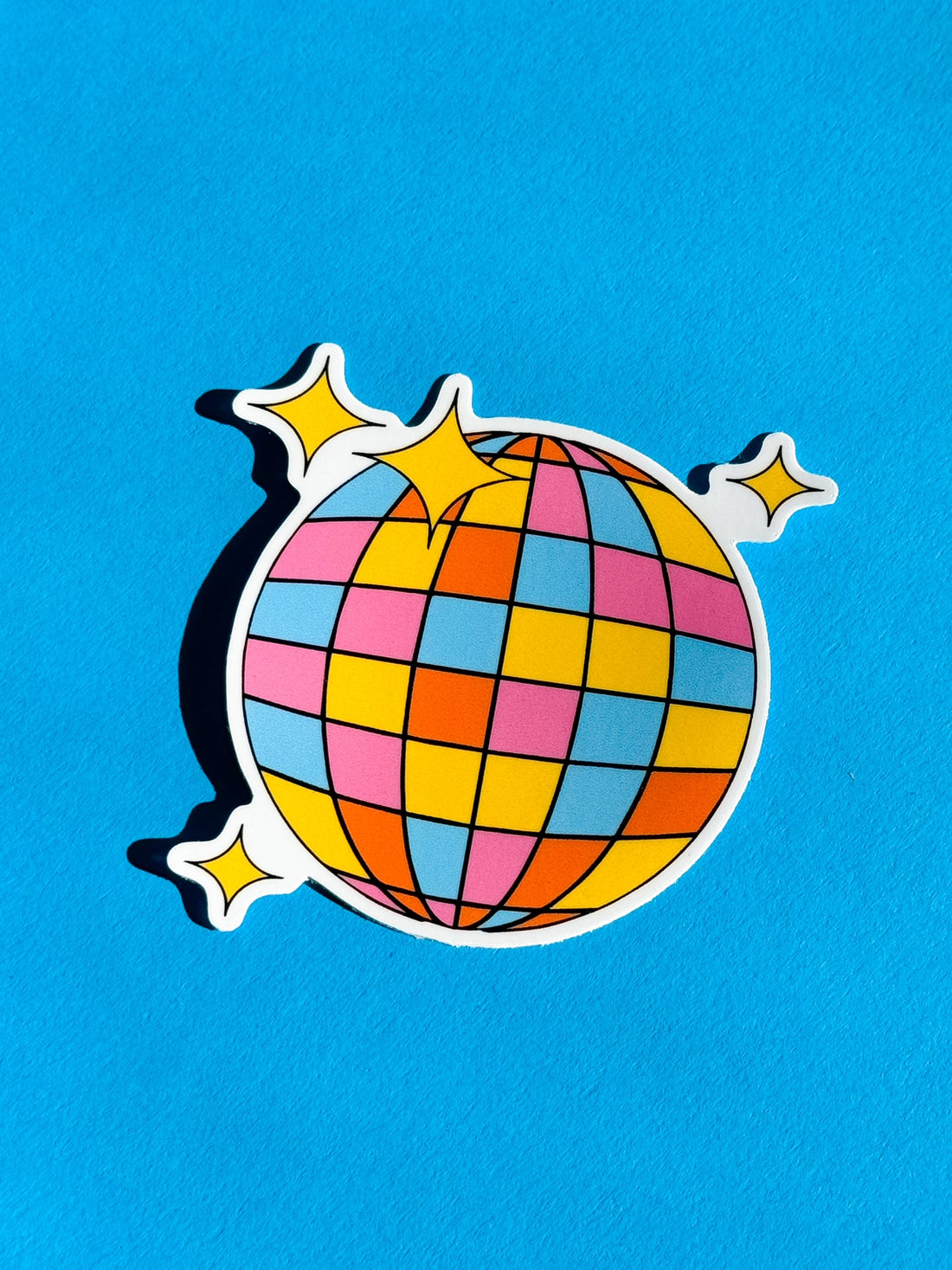 Rainbow Disco Sticker