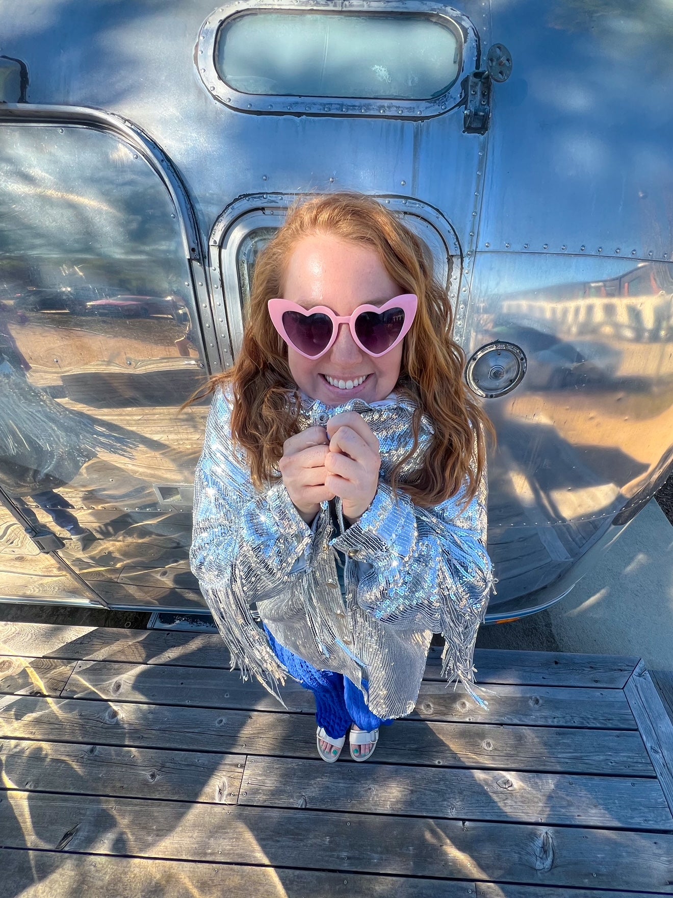 Super Star Fringe Jacket in Silver(S-3XL)