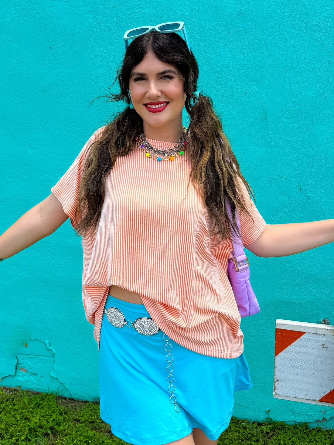 Stay True Orange Ribbed Tee (S-3XL)