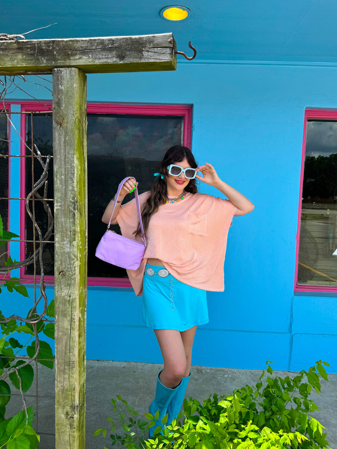 Stay True Orange Ribbed Tee (S-3XL)