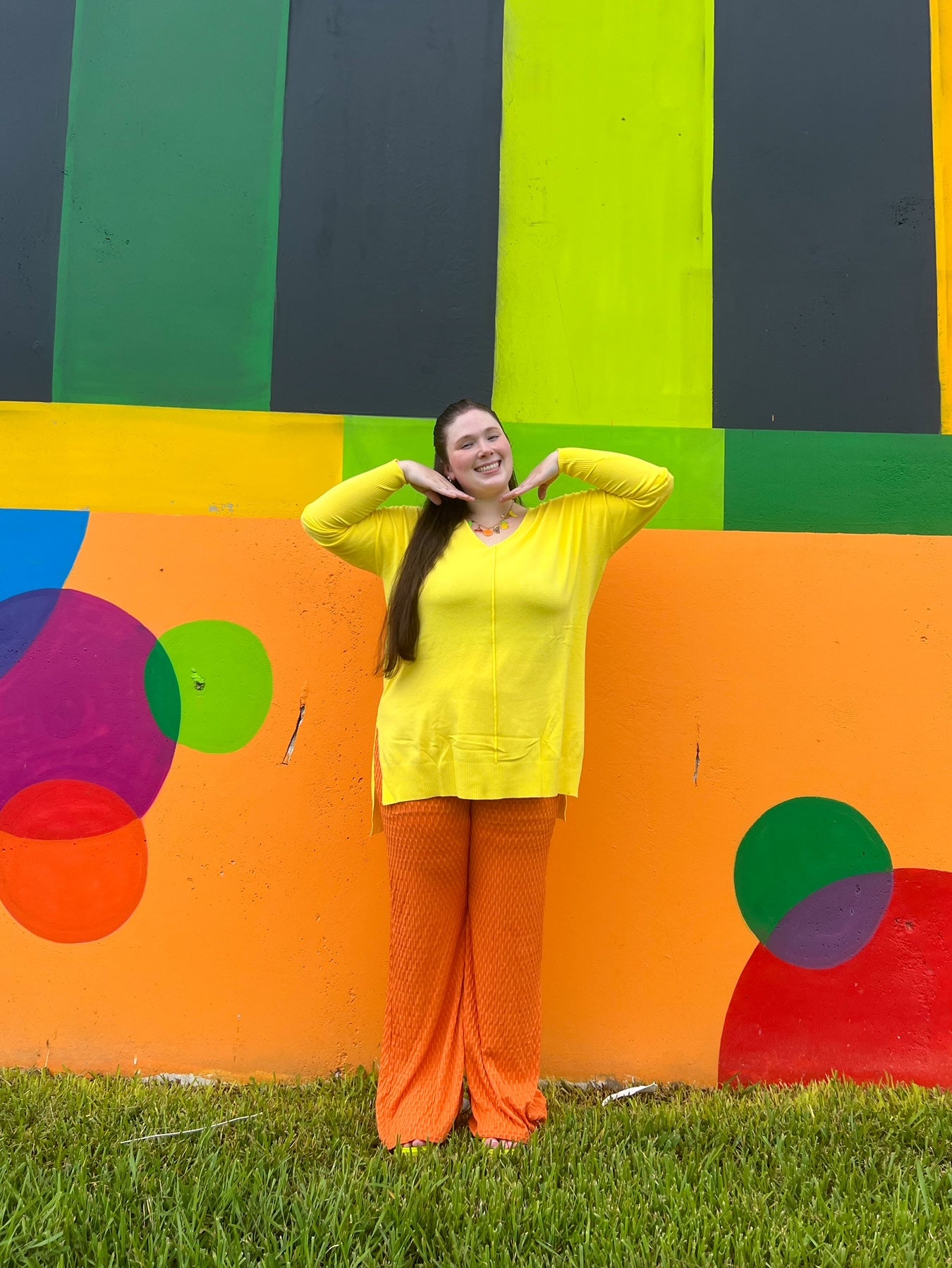 Cinema Flare Pants in Orange (S-3XL)