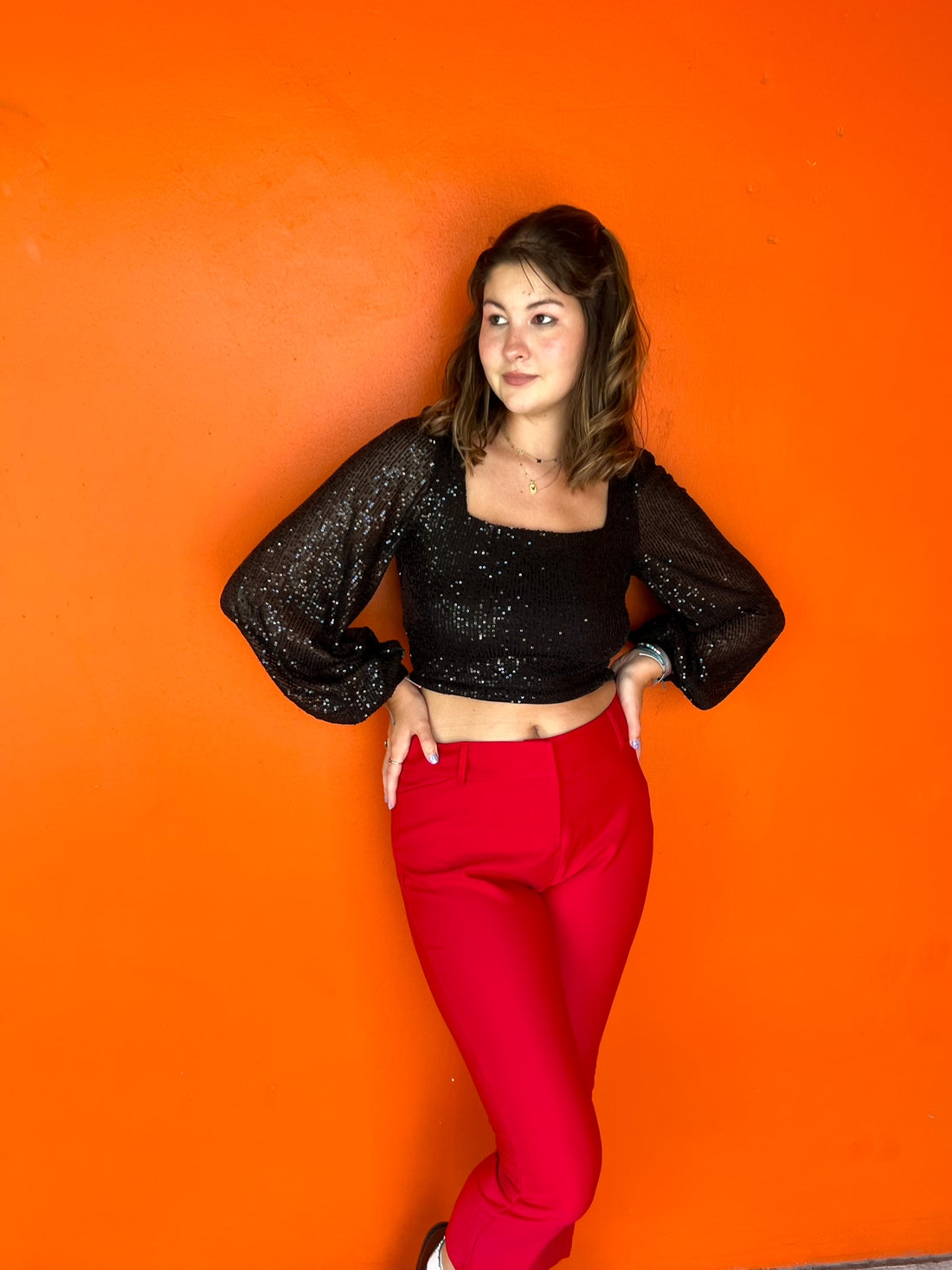 Light Up Sequin Top (S-L)