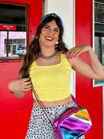 Butter Yellow Bustier Top (S-3XL)