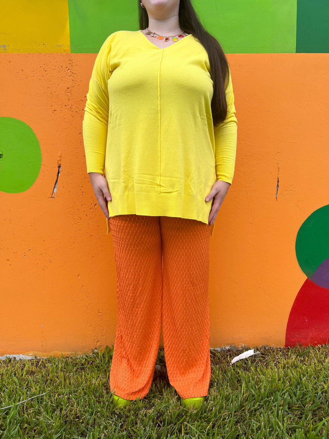 Cinema Flare Pants in Orange (S-3XL)