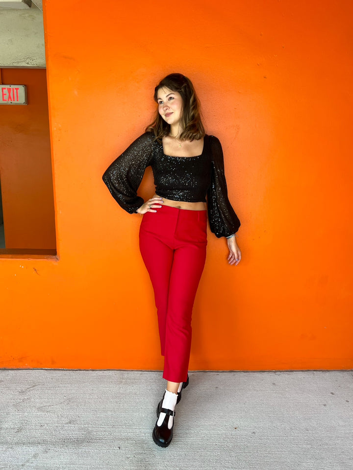 Red Trouser Pants (S-L)