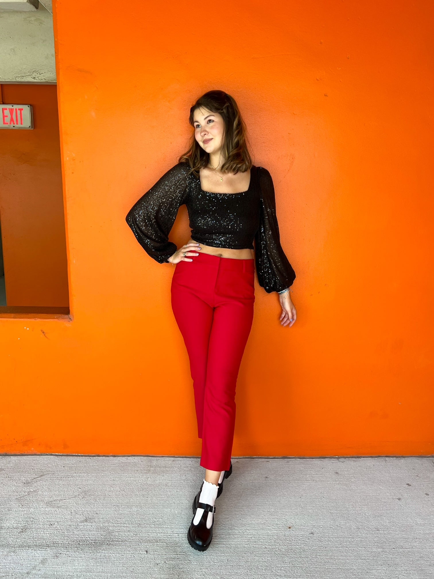 Light Up Sequin Top (S-L)