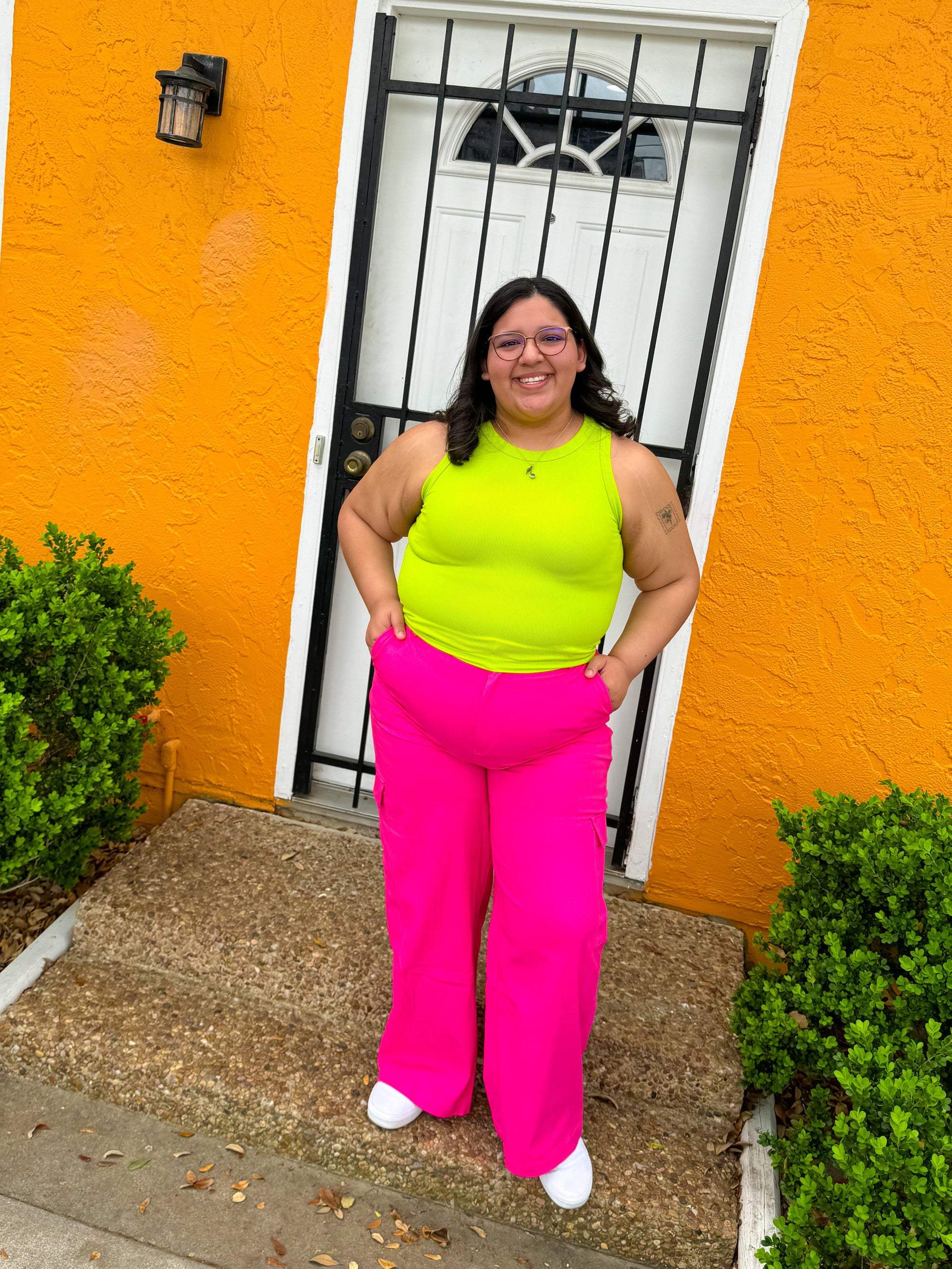 Phoenix Cargo Pants in Pink (S-3XL)