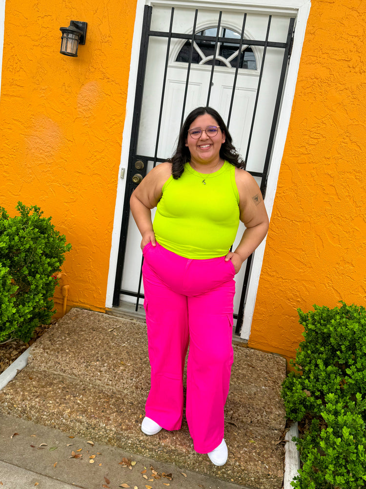 Phoenix Cargo Pants in Pink (S-3XL)