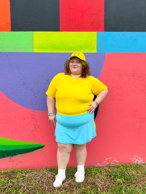 Sour Candy Knit Top in Yellow (S-3XL)